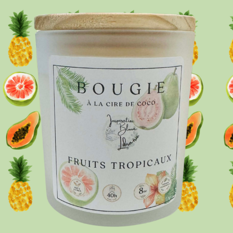 Bougie Fruits Tropicaux 8 Oz