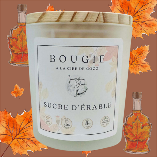 Bougie Sucre D'erable 8 Oz