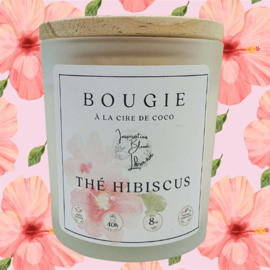 Bougie Thé Hibiscus 8 Oz