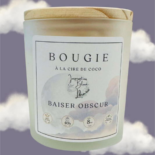 Bougie Baiser Obscur 8 Oz
