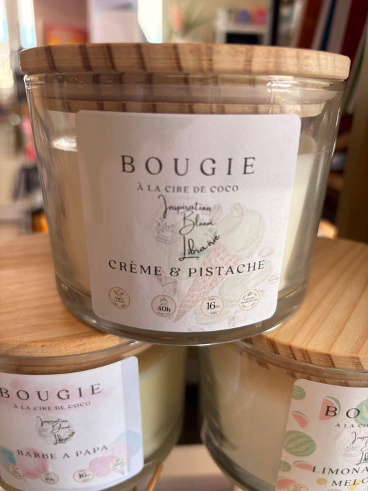 Bougie Crème & Pistache 16 Oz