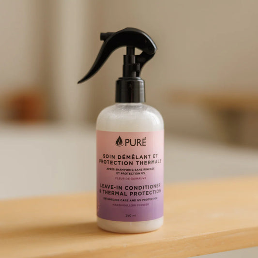 Soin démêlant et protection thermale fleur de guimauve 250 ml